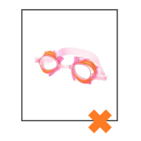 Duikbril schildpad roze